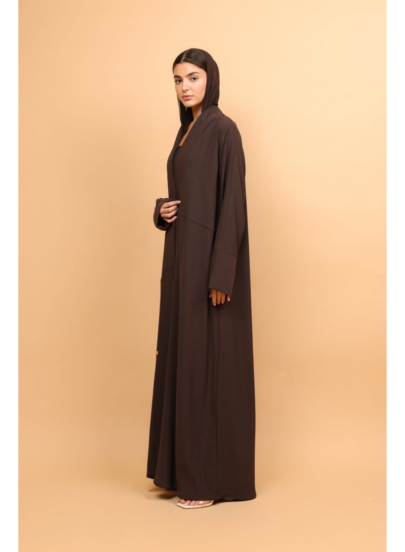 IKKXA Sovereign Bronze-Brown Abaya - Image 5